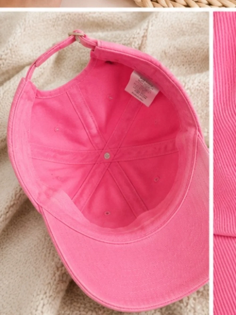 Pink Vineyard Vines Girls Adjustable Whale Hat